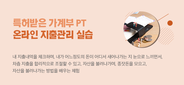 특허받은 가계부pt 온라인 지출관리 실습